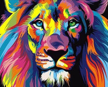 Load image into Gallery viewer, Diamond Painting - Lion Pop Art 40x50cm canvas already framed