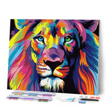 Load image into Gallery viewer, Diamond Painting - Lion Pop Art 40x50cm canvas already framed