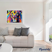Load image into Gallery viewer, Diamond Painting - Lion Pop Art 40x50cm canvas already framed