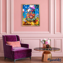 Load image into Gallery viewer, Diamond Painting | Diamond Painting - Castle on Sunflowers | castles Diamond Painting Flowers flowers | FiguredArt