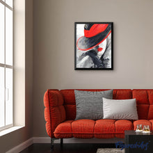 Load image into Gallery viewer, Diamond Painting | Diamond Painting - Woman in Red Hat | Diamond Painting Romance romance | FiguredArt