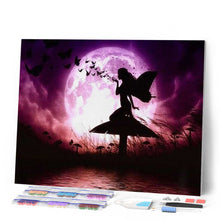Load image into Gallery viewer, Diamond Painting | Diamond Painting - Fairy and Full Moon | Diamond Painting Romance romance | FiguredArt