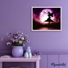 Load image into Gallery viewer, Diamond Painting | Diamond Painting - Fairy and Full Moon | Diamond Painting Romance romance | FiguredArt