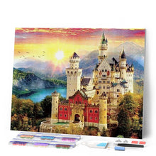 Load image into Gallery viewer, Diamond Painting | Diamond Painting - Castle in the Mountain | castles Diamond Painting Landscapes landscapes mountains | FiguredArt