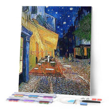 Load image into Gallery viewer, Diamond Painting | Diamond Painting - Van Gogh Terrace Café | Diamond Painting Famous Paintings famous paintings van gogh | FiguredArt
