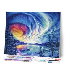 Load image into Gallery viewer, Diamond Painting | Diamond Painting - Lake Landscape Winter | Diamond Painting Landscapes landscapes winter | FiguredArt