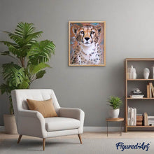 Load image into Gallery viewer, Diamond Painting | Diamond Painting - Cheetah Face | animals Diamond Painting Animals | FiguredArt