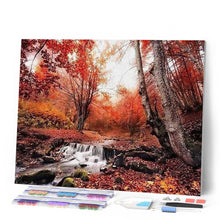 Load image into Gallery viewer, Diamond Painting | Diamond Painting - Small river in the Forest | Diamond Painting Landscapes landscapes | FiguredArt