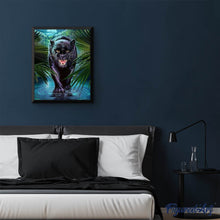 Load image into Gallery viewer, Diamond Painting | Diamond Painting - Threatening Black Panther | animals Diamond Painting Animals panthers | FiguredArt