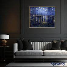 Load image into Gallery viewer, Diamond Painting - Van Gogh Starry Night over the Rhone 40x50cm canvas already framed