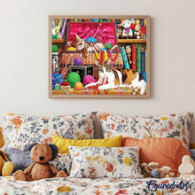 Load image into Gallery viewer, Diamond Painting | Diamond Painting - Cats playing | animals cats Diamond Painting Animals | FiguredArt