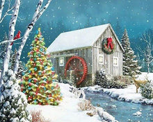 Load image into Gallery viewer, Diamond Painting | Diamond Painting - Cabin near the River | Diamond Painting Landscapes landscapes | FiguredArt
