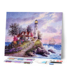 Load image into Gallery viewer, Diamond Painting | Diamond Painting - Lighthouse on the Peninsula | Diamond Painting Landscapes landscapes | FiguredArt