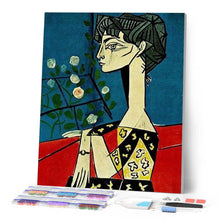 Load image into Gallery viewer, Diamond Painting | Diamond Painting - Women Abstract Profile | Diamond Painting Famous Paintings famous paintings | FiguredArt