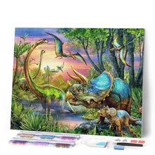 Load image into Gallery viewer, Diamond Painting | Diamond Painting - Dinosaurs | animals Diamond Painting Animals dinosaurs | FiguredArt