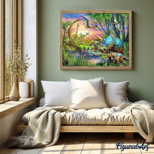 Load image into Gallery viewer, Diamond Painting | Diamond Painting - Dinosaurs | animals Diamond Painting Animals dinosaurs | FiguredArt