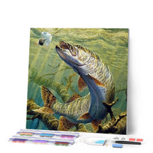 Load image into Gallery viewer, Diamond Painting | Diamond Painting - Pike Fish | animals Diamond Painting Animals fish | FiguredArt