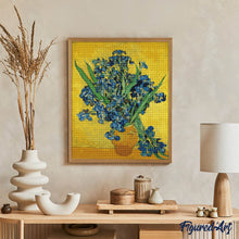 Load image into Gallery viewer, Diamond Painting - Vase with Irises - Van Gogh
