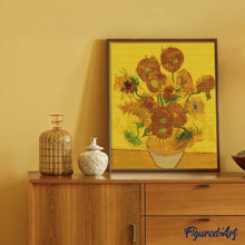 Load image into Gallery viewer, Diamond Painting - Sunflowers - Van Gogh