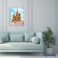 Load image into Gallery viewer, Diamond Painting - St Basil Cathedral 40x50cm canvas already framed