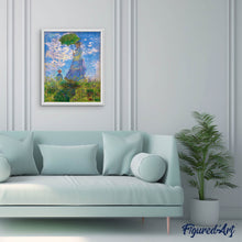 Load image into Gallery viewer, Diamond Painting - The walk - Monet canvas already framed