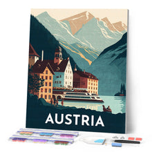 Load image into Gallery viewer, Diamond Painting - Travel Poster Hallstatt