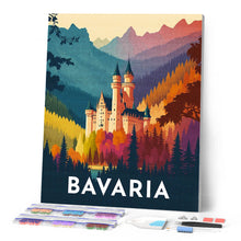 Load image into Gallery viewer, Diamond Painting - Travel Poster Bavaria