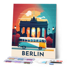 Load image into Gallery viewer, Diamond Painting - Travel Poster Berlin