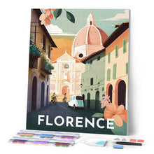 Load image into Gallery viewer, Diamond Painting - Travel Poster Florence