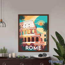 Load image into Gallery viewer, Diamond Painting - Travel Poster Rome