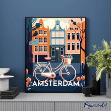 Load image into Gallery viewer, Diamond Painting - Travel Poster Amsterdam
