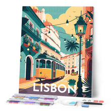 Load image into Gallery viewer, Diamond Painting - Travel Poster Lisbon