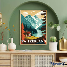 Load image into Gallery viewer, Diamond Painting - Travel Poster Berne