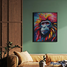 Load image into Gallery viewer, Diamond Painting - Colourful Abstract Baboon