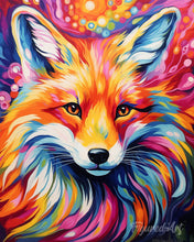 Load image into Gallery viewer, Diamond Painting - Colourful Abstract Fox
