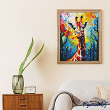 Load image into Gallery viewer, Diamond Painting - Colourful Abstract Giraffe