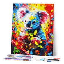 Load image into Gallery viewer, Diamond Painting - Colourful Abstract Koala