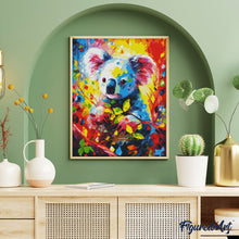 Load image into Gallery viewer, Diamond Painting - Colourful Abstract Koala