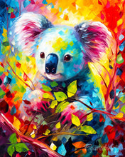 Load image into Gallery viewer, Diamond Painting - Colourful Abstract Koala
