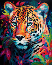 Load image into Gallery viewer, Diamond Painting - Colourful Abstract Leopard