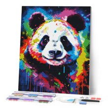 Load image into Gallery viewer, Diamond Painting - Colourful Abstract Panda