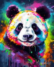 Load image into Gallery viewer, Diamond Painting - Colourful Abstract Panda