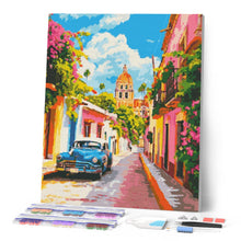 Load image into Gallery viewer, Diamond Painting - Classic Car in Mexico City 40x50cm canvas already framed