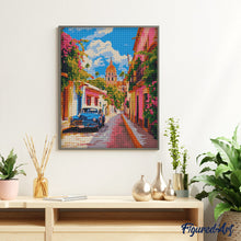 Load image into Gallery viewer, Diamond Painting - Classic Car in Mexico City 40x50cm canvas already framed