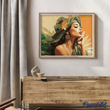 Load image into Gallery viewer, Diamond Painting - Woman in African Turban