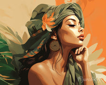 Load image into Gallery viewer, Diamond Painting - Woman in African Turban