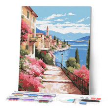 Load image into Gallery viewer, Diamond Painting - Lake Como in Bloom