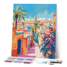 Load image into Gallery viewer, Diamond Painting - Marrakesh Morocco canvas already framed