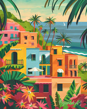 Load image into Gallery viewer, Diamond Painting - Moroccan Seaside City