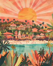 Load image into Gallery viewer, Diamond Painting - Bali Sunrise 40x50cm canvas already framed